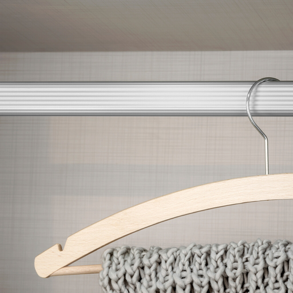 Ribbed Aluminium Oval Rail 2.35 m