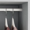 Ribbed Aluminium Oval Rail 2.35 m