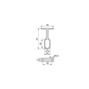 Wardrobe rail middle support