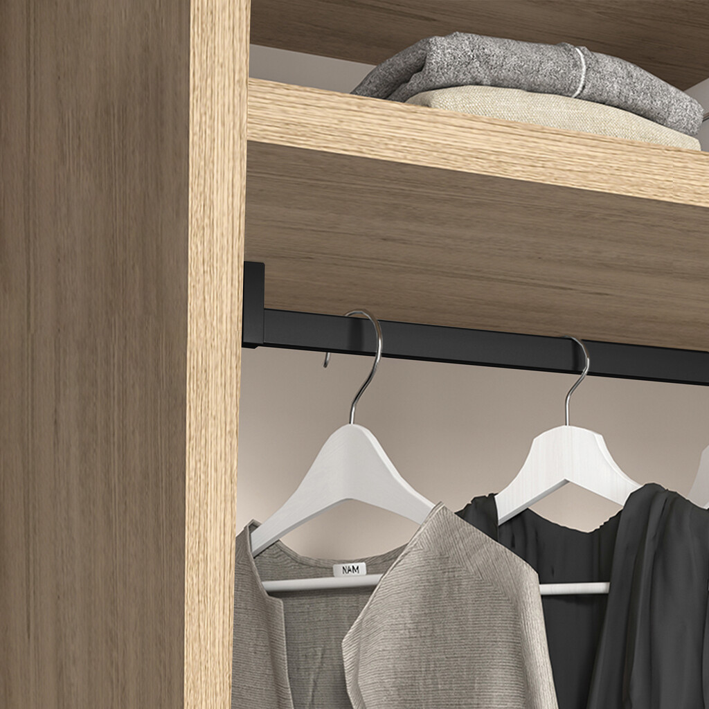 Zero support pair for hanging rail (edges) L+R