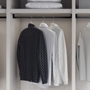 Zero support pair for hanging rail (edges) L+R