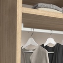 Zero support pair for hanging rail (edges) L+R