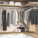 Zero support pair for hanging rail (edges) L+R