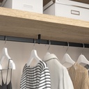 Luxe Central support pair for hanging rail on shelf