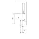 Zero Hang pull down wardrobe rail lift (BLACK)