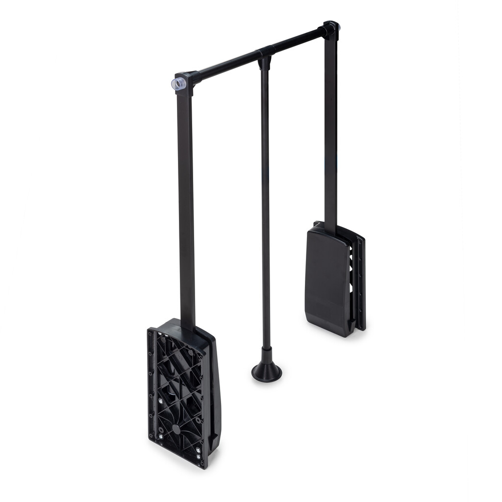 Zero Hang pull down wardrobe rail lift (BLACK)