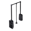Zero Hang pull down wardrobe rail lift (BLACK)