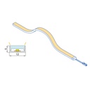 Neonlynx H LED Strip 12x5, 7.6W/m IP65 (24V) IP65