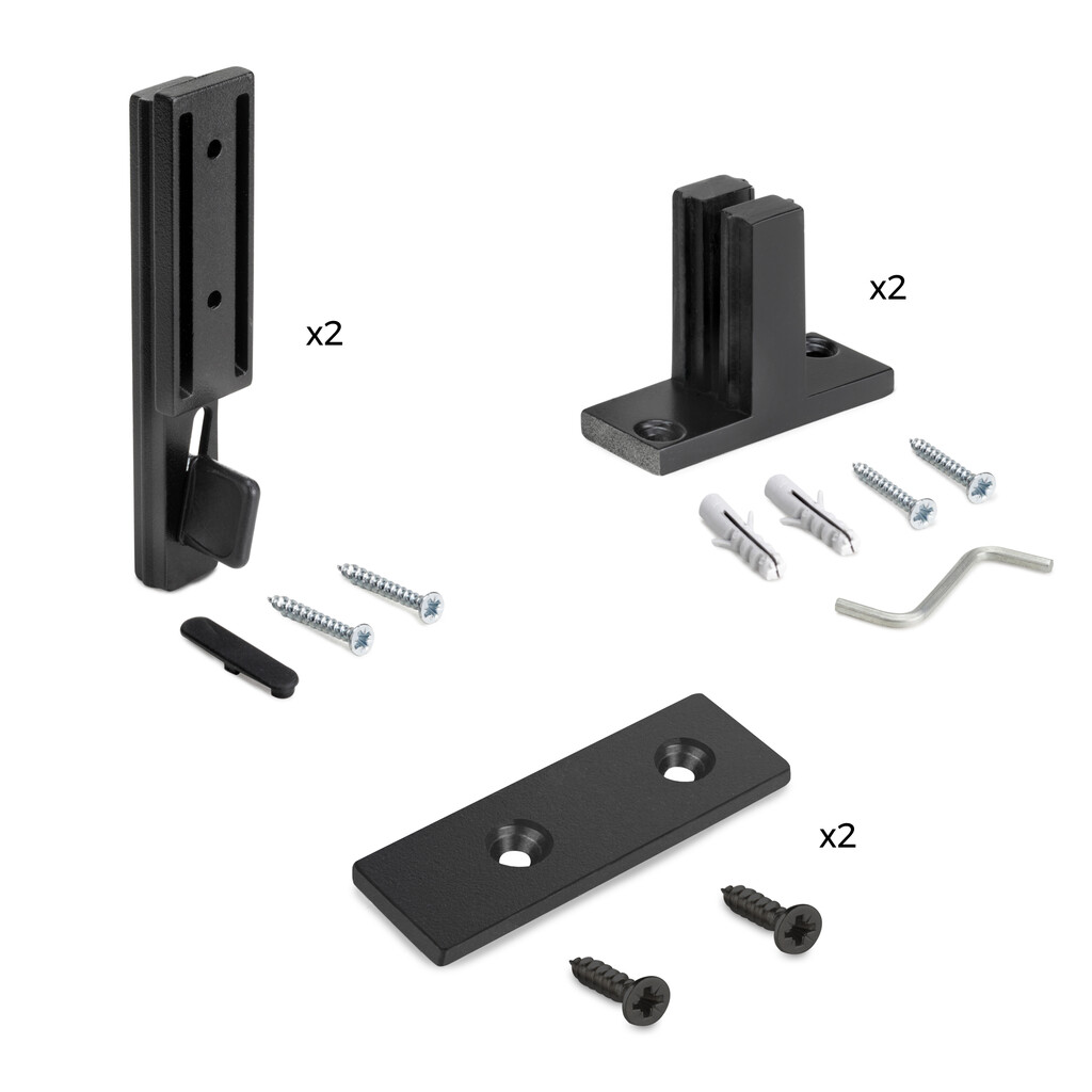Hardware kit of 2 for mounting Zero to the wall