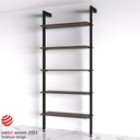 Zero support for wooden shelf