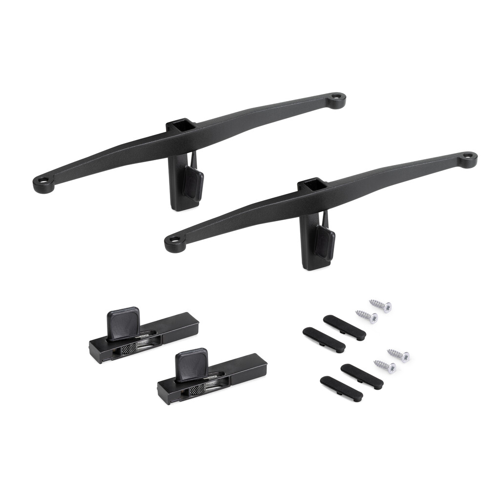 Zero support for wooden shelf