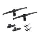 Zero support for wooden shelf