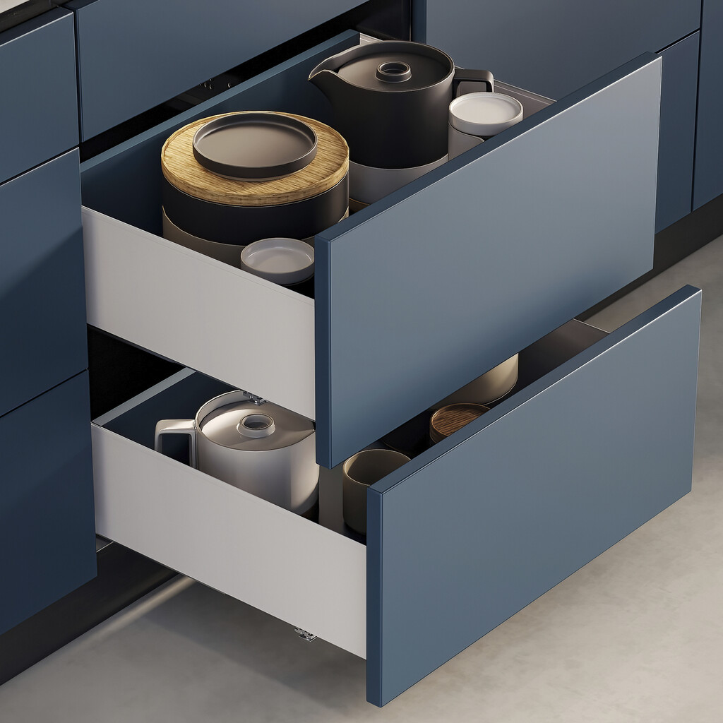 Simplex White Drawer 25kg Height 159 mm