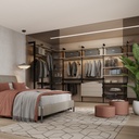 Zero bracket for fixing Hack cabinet racks (BLACK)