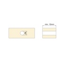 LED sensor Smart door DOUBLE (proximity) (12V DC) (24V DC), Plastic, Black