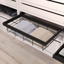 Hack Wire basket for closets (Black)