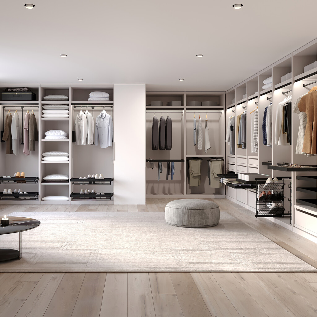 Shoe drawer basket for closets