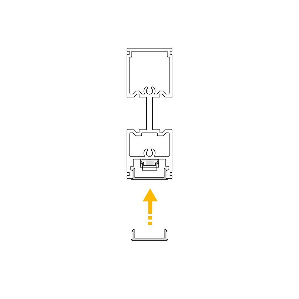 Zero diffuser profile, 2,9 m