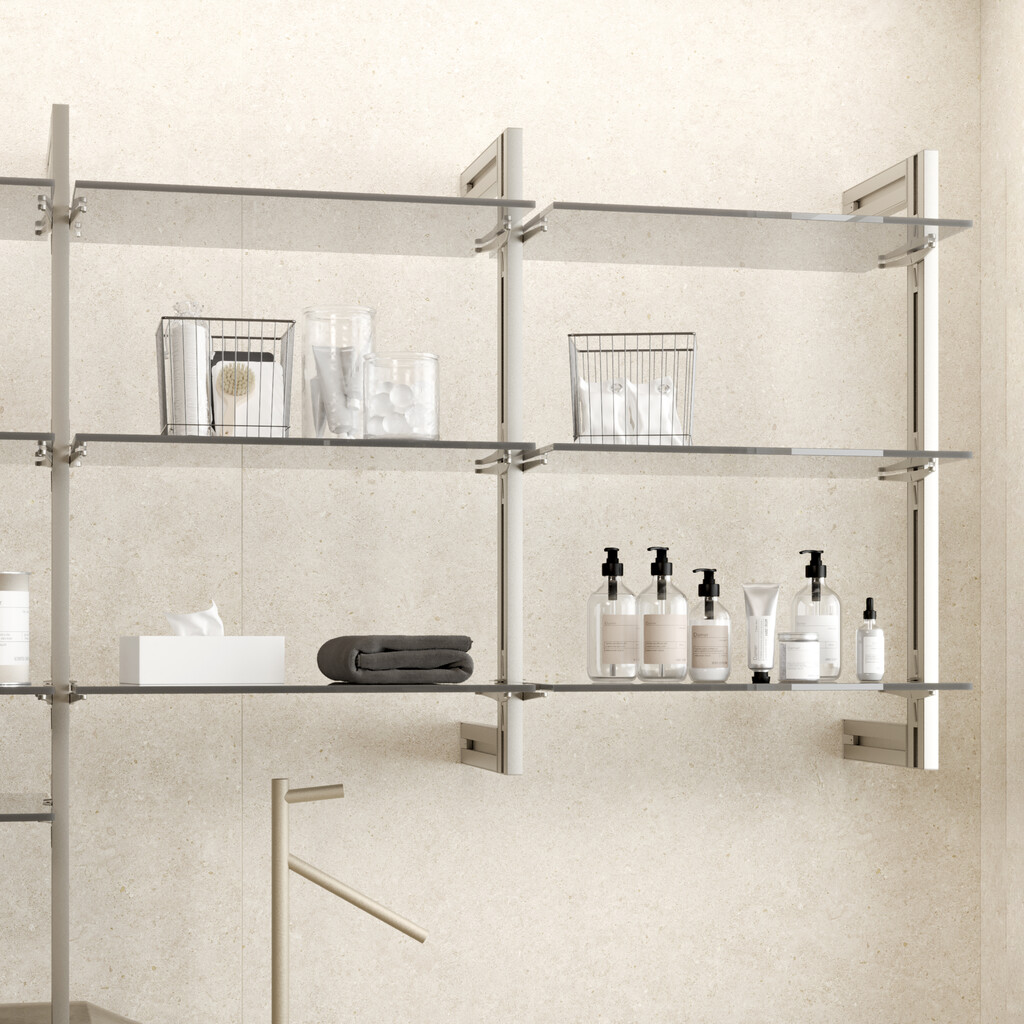 Zero modular structure for wall mounted