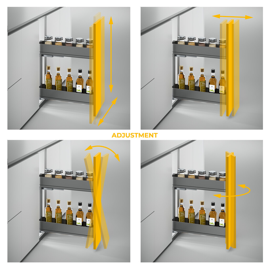 Harmony Pull Out Bottle Rack