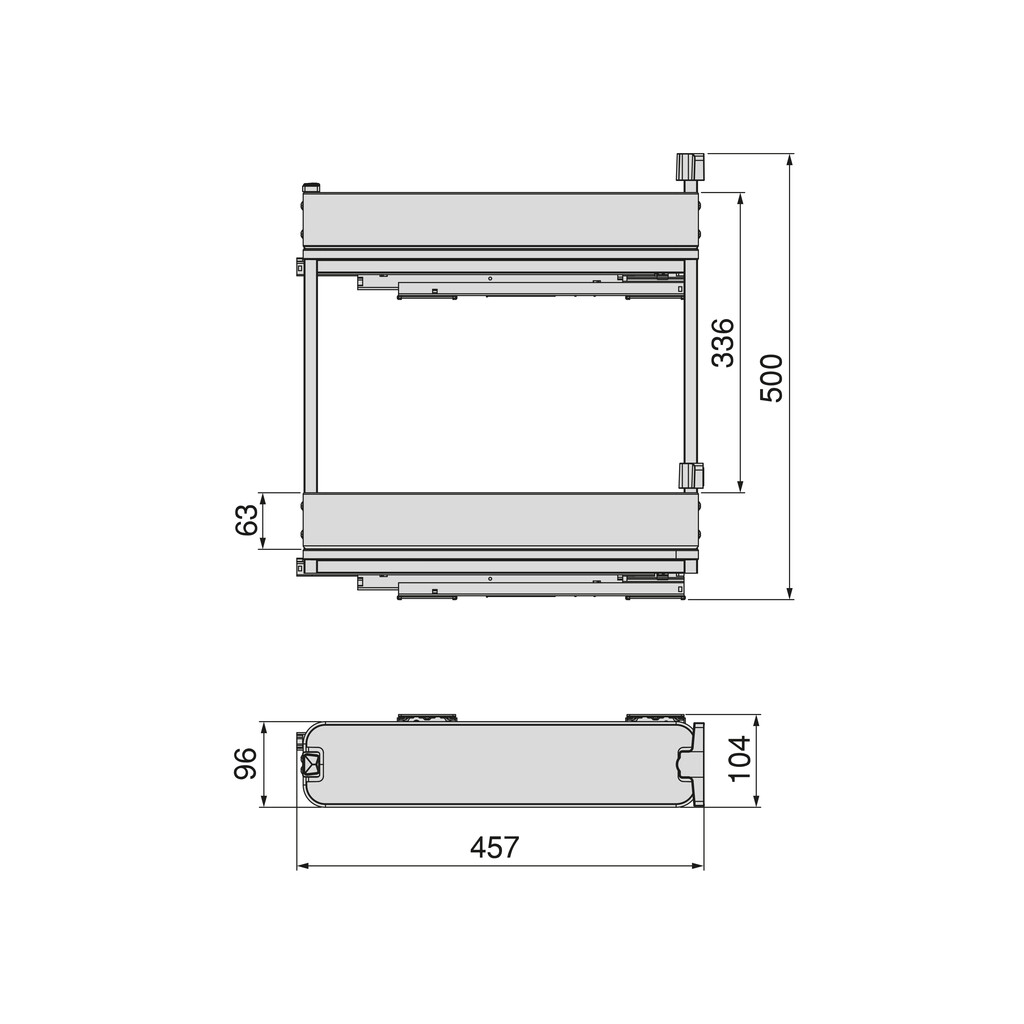 Harmony Pull Out Bottle Rack