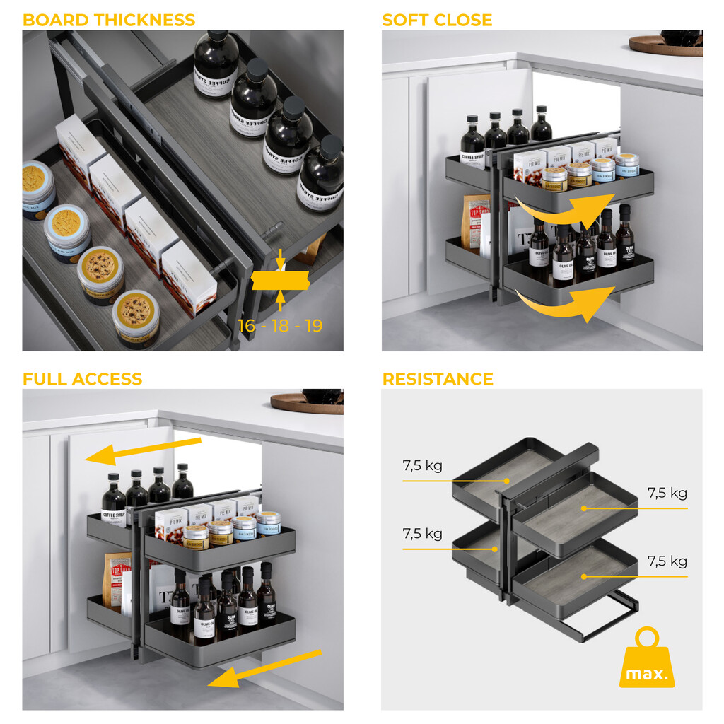 Harmony corner system (left/right)
