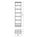 Harmony Swivel Larder Unit