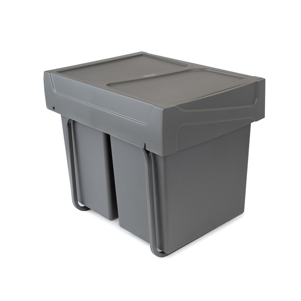Recycling bin Manual Pull Out 2x20L