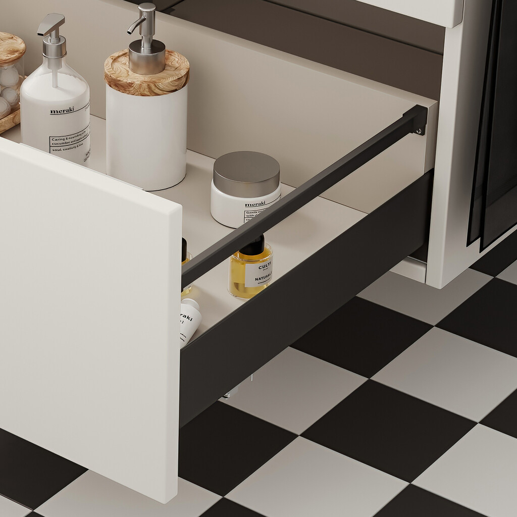 Set of side rails for Anthracite Simple Drawer