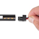 Pyxis recessed LED floodlight (24V DC), length 2.9m, Aluminium and Plastic, Anodized