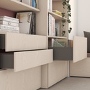 Vertex 3D Anthracite External Drawer 40kg Height 178mm