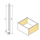 Vertex 3D Anthracite External Drawer 60kg Height 242mm