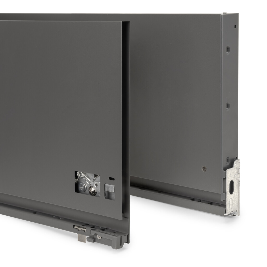 Vertex 3D Anthracite External Drawer 60kg Height 242mm