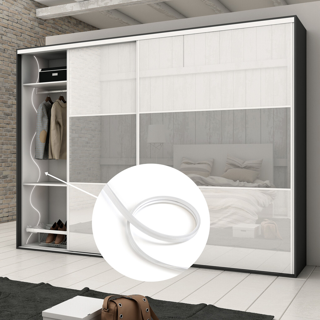 Neonlynx V LED Strip 4x11, 7.6W/m IP65 (24V) IP65