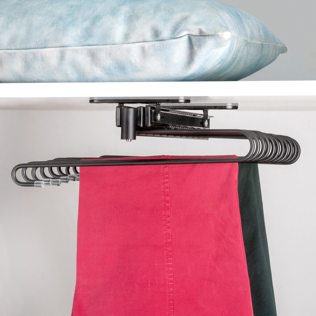 Pull-out trouser rack (Black)