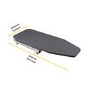 Ironing board, folding and pull-out 180 degress