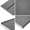 Plastic base plate protector for Sink cabinets