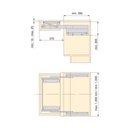 Pull-out and lift-up mechanism for extra surface