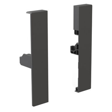 Σετ μπρακέτων για εσωτερικό συρτάρι Vertex 131 mm (Ανθρακί)