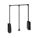Zero Hang pull down wardrobe rail lift (BLACK)