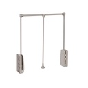 Zero Hang pull down wardrobe rail lift (Stone Grey)