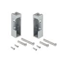 Luxe support pair for hanging rail (edges) L+R