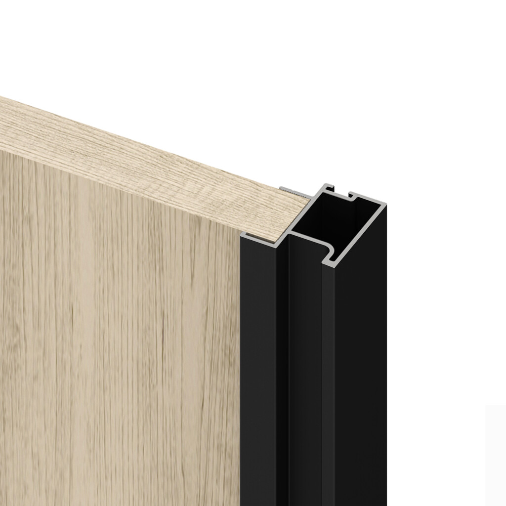 [6053814] Sharp handle 2.9 m for sliding wardrobe (t: 18 mm) (Black)