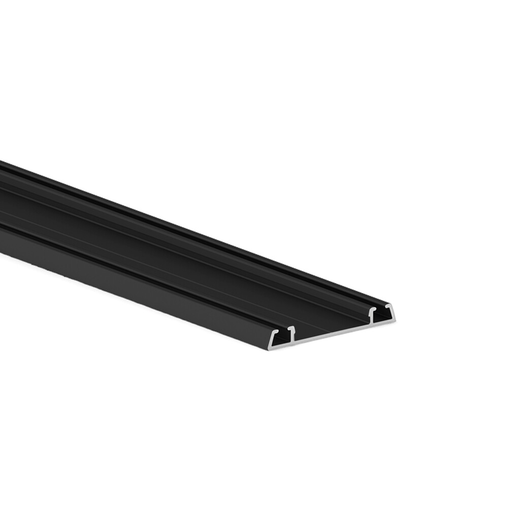 [6054814] Placard lower track 3.9m for sliding door (Black)