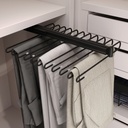 Pull out trouser rack (Black)