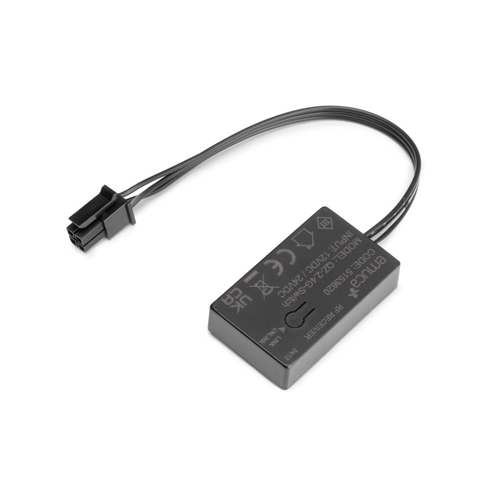 RF receptor for RF transmitter with LED sensor Smart (12V DC) (24V DC), Plastic