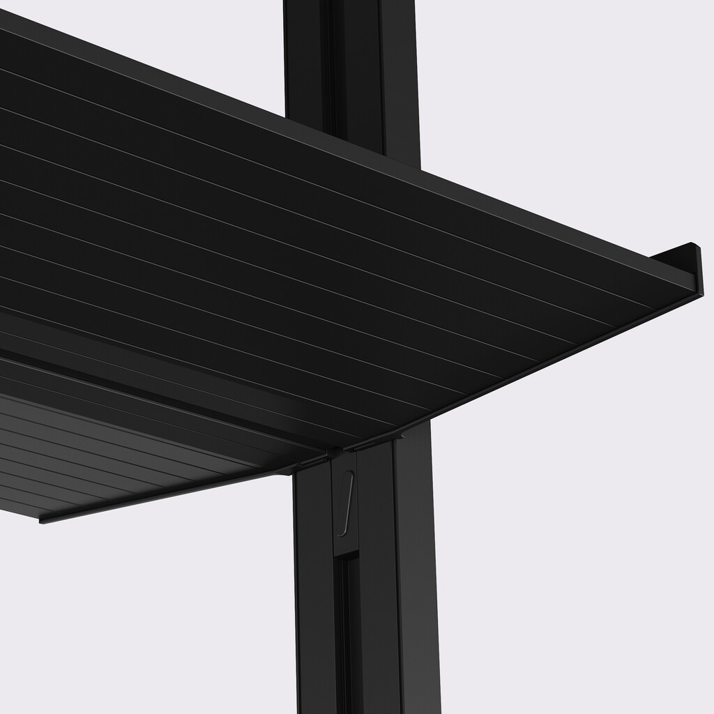 Zero Hardware kit to make an aluminium shelf