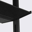 Zero Hardware kit to make an aluminium shelf