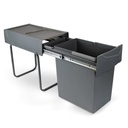 Recycling bin Manual Pull Out 1x20L