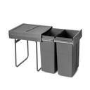 Recycling bin Manual Pull Out 2x25L